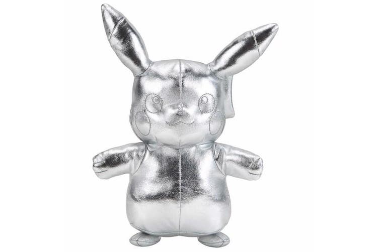 Pokemon Plush Silver 8" Pikachu