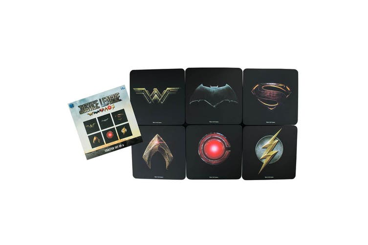 Justice League (2017) - Full Team Logo Coaster Set of 6