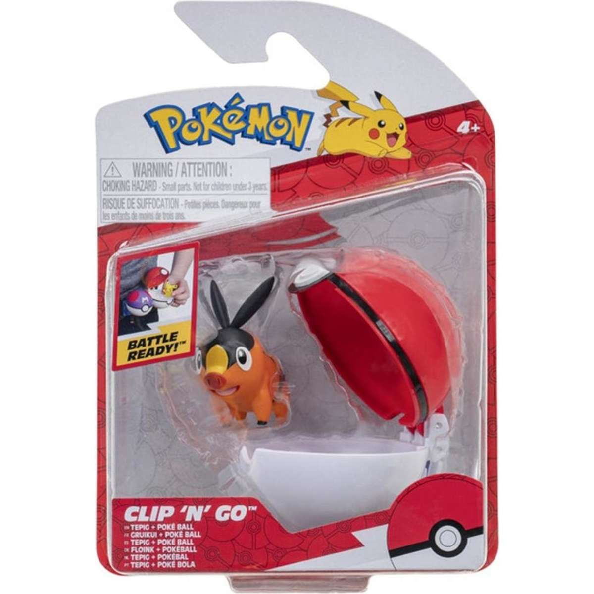 Pokemon Pokemon Clip 'N' Go Tepig + Poké Ball