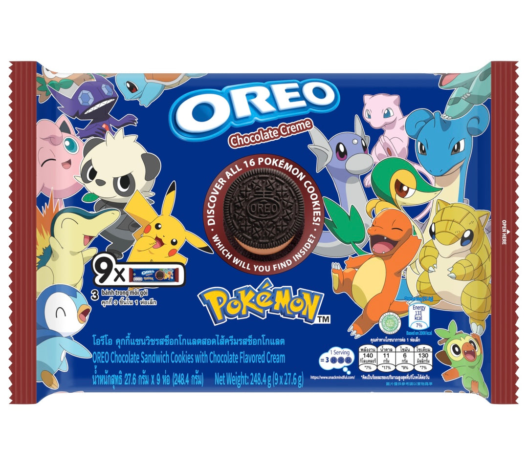 Oreo Pokemon Special Edition Chocolate Creme 248.4g