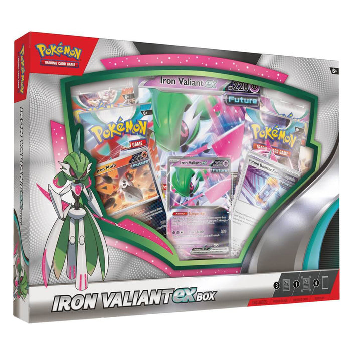 Pokemon TCG Roaring Moon/Iron Valiant EX Box