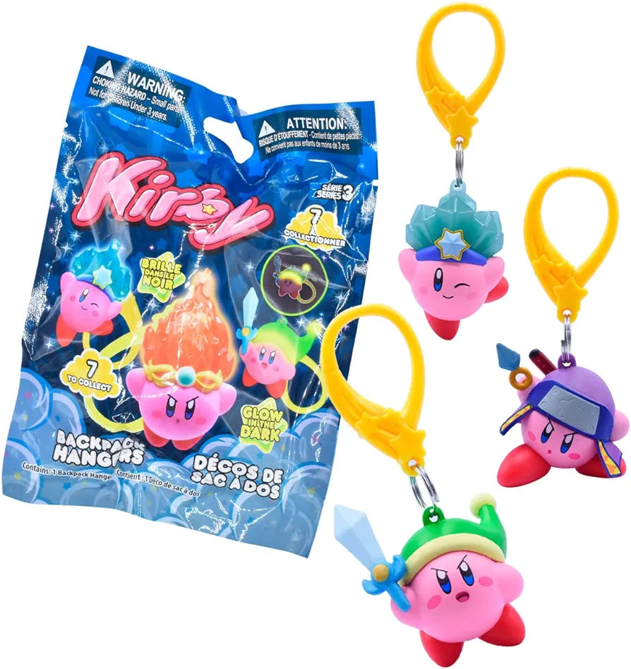 Kirby Collectible Backpack Hanger Glow