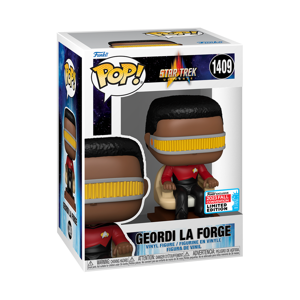 Star Trek TNG- Geordie La Forge Pop! Vinyl NY23 Limited edition