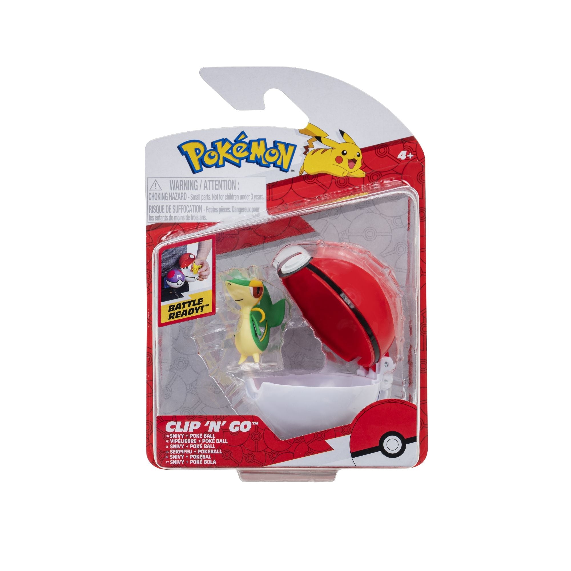 Pokemon Pokemon Clip 'N' Go Snivy + Poké Ball