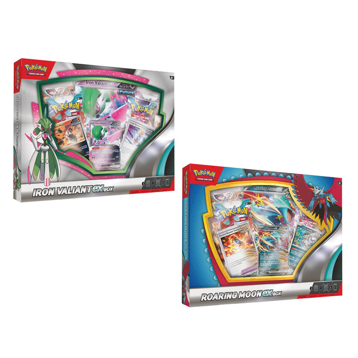 Pokemon TCG Roaring Moon/Iron Valiant EX Box