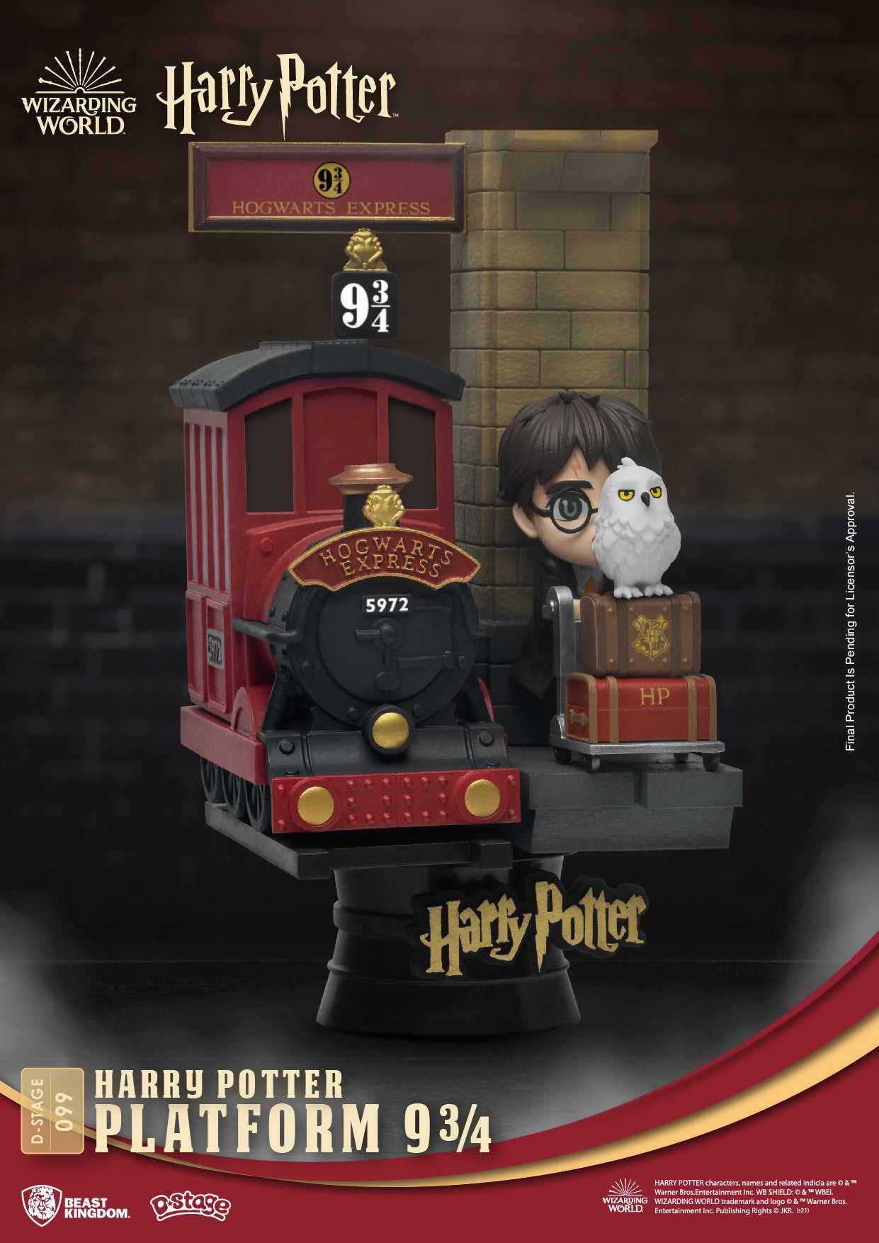 Beast Kingdom D Stage Harry Potter Platform 9 3/4