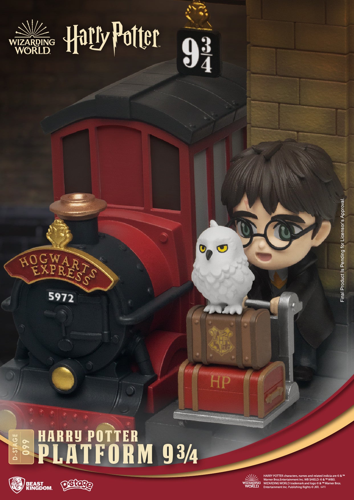 Beast Kingdom D Stage Harry Potter Platform 9 3/4