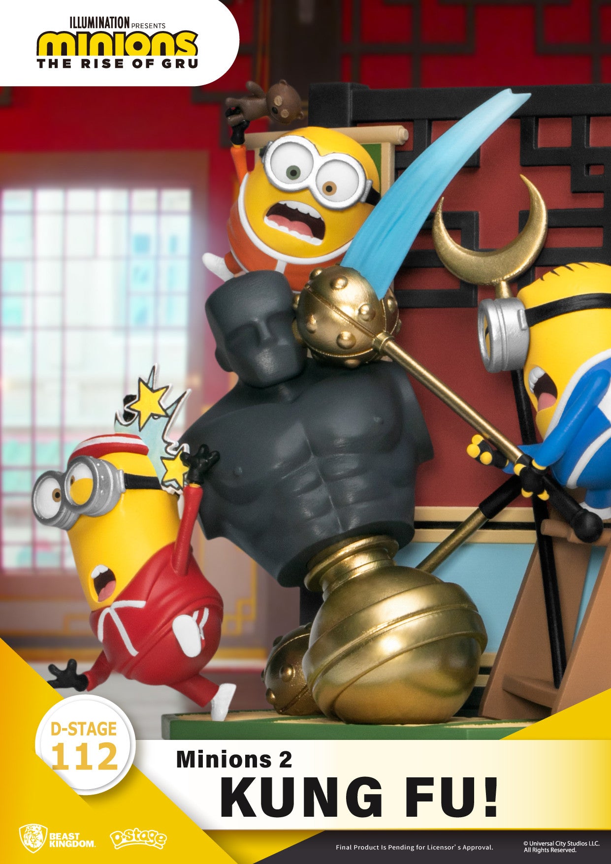 Beast Kingdom D Stage Minions Kung Fu