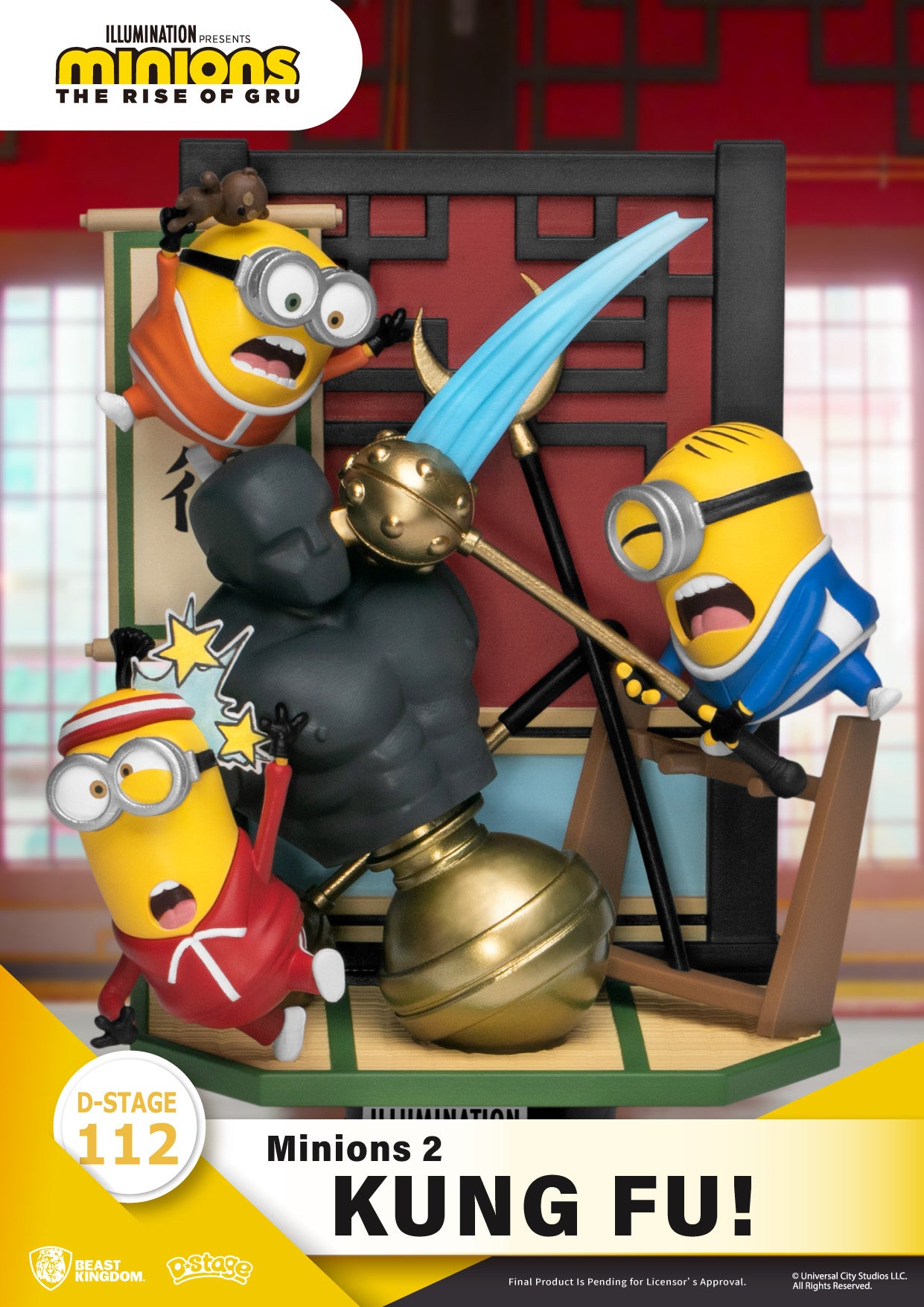 Beast Kingdom D Stage Minions Kung Fu