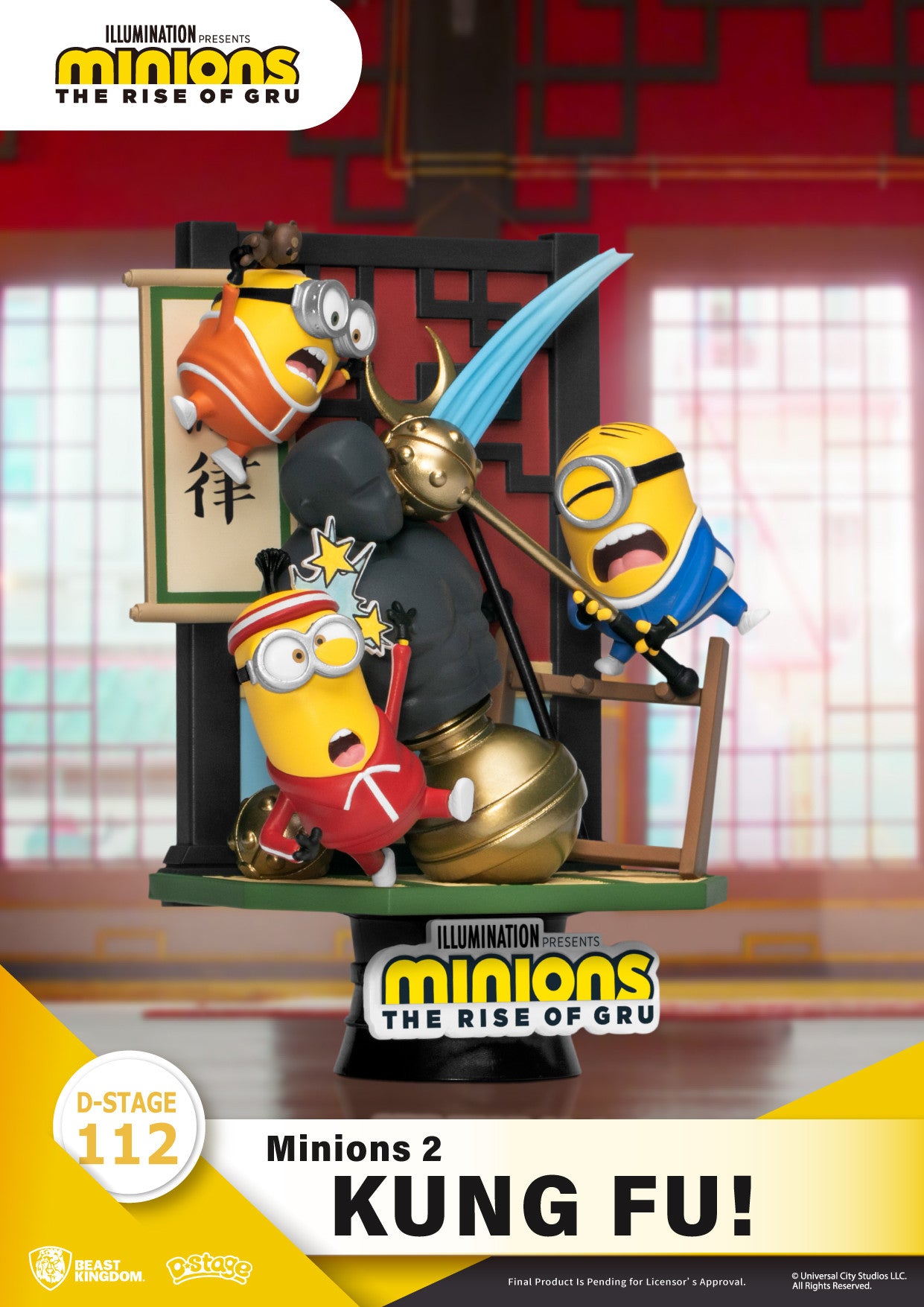 Beast Kingdom D Stage Minions Kung Fu
