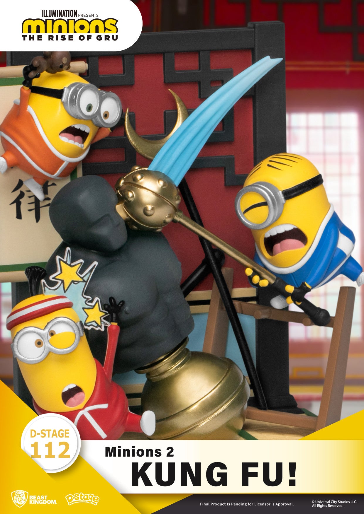 Beast Kingdom D Stage Minions Kung Fu