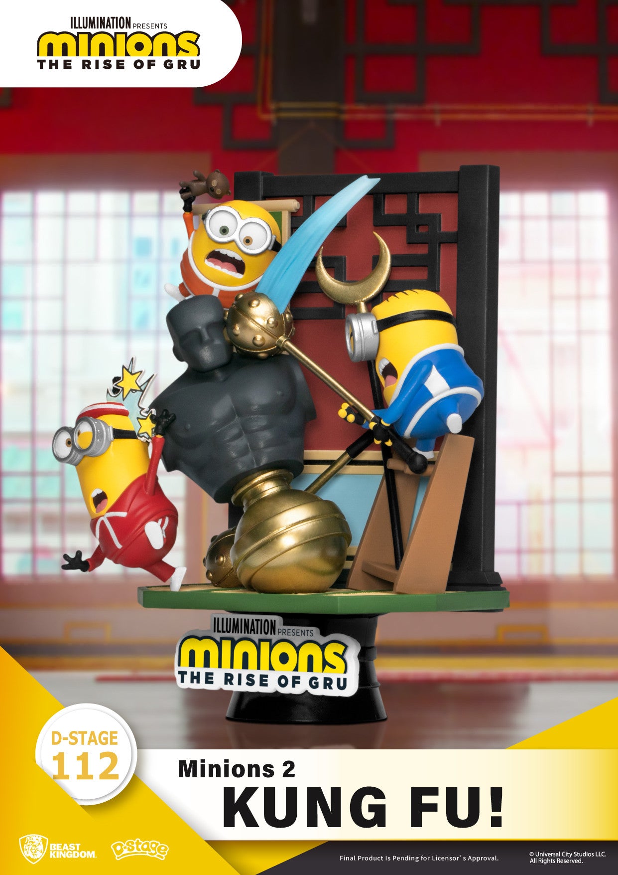 Beast Kingdom D Stage Minions Kung Fu