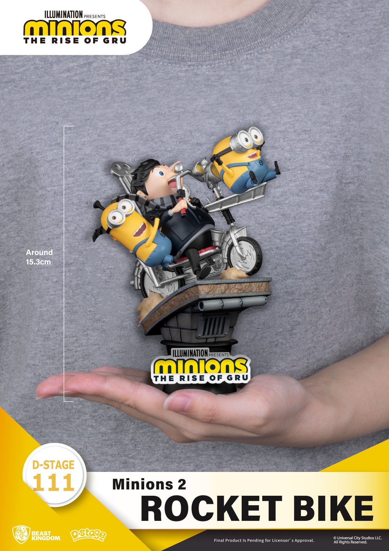 Beast Kingdom D Stage Minions Rocket Bike