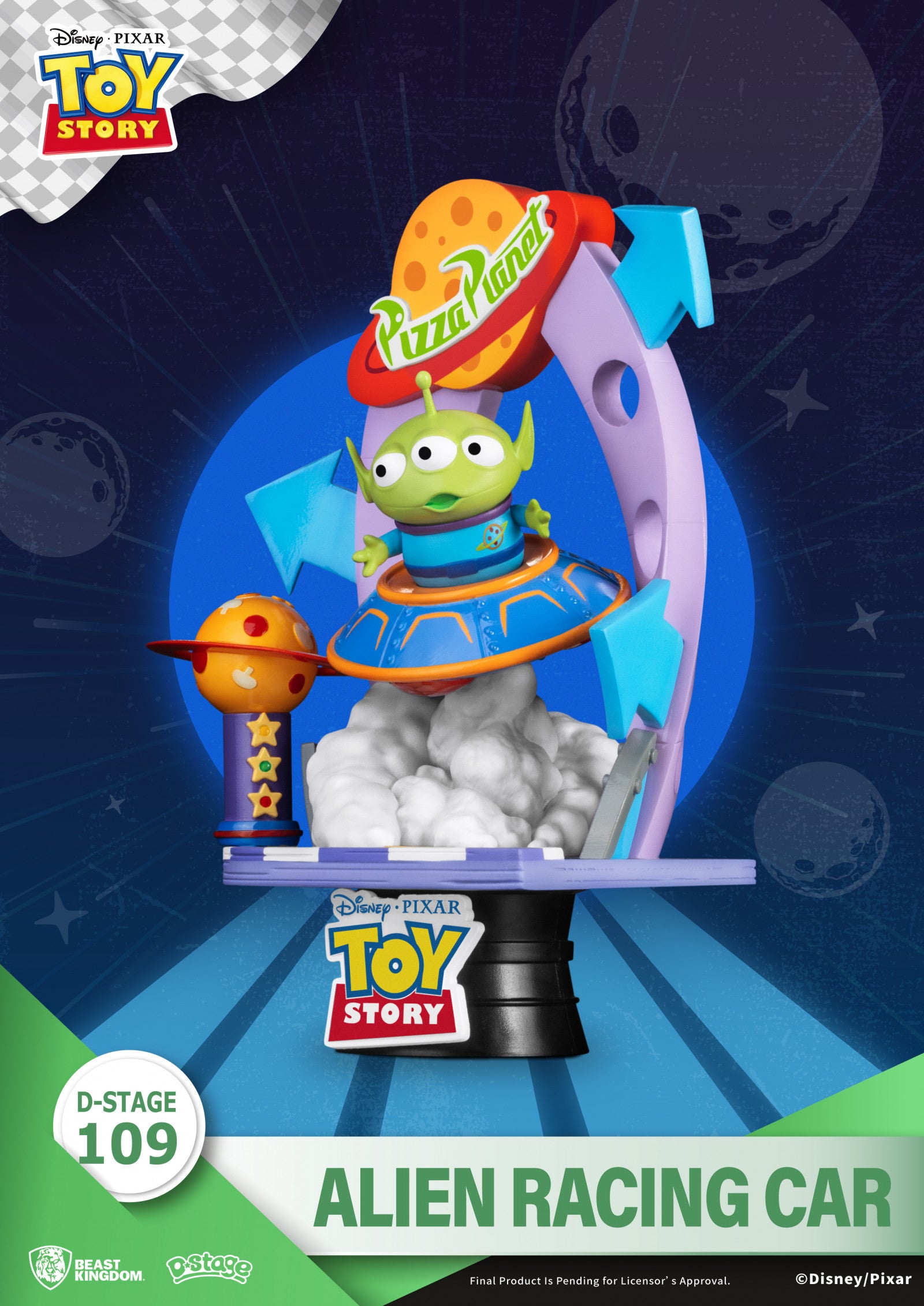Beast Kingdom D Stage Toy Story Aliens Racing Car