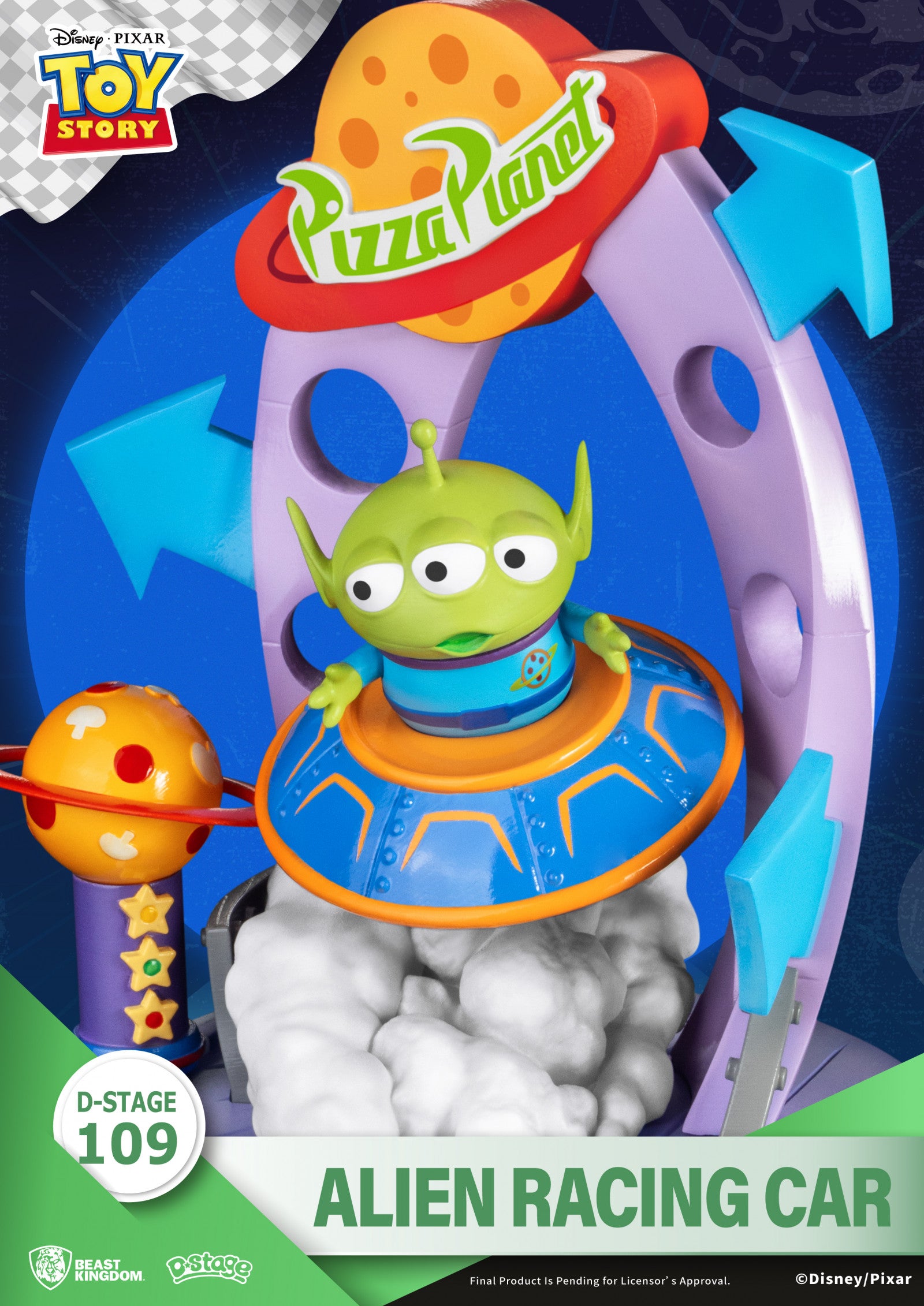 Beast Kingdom D Stage Toy Story Aliens Racing Car