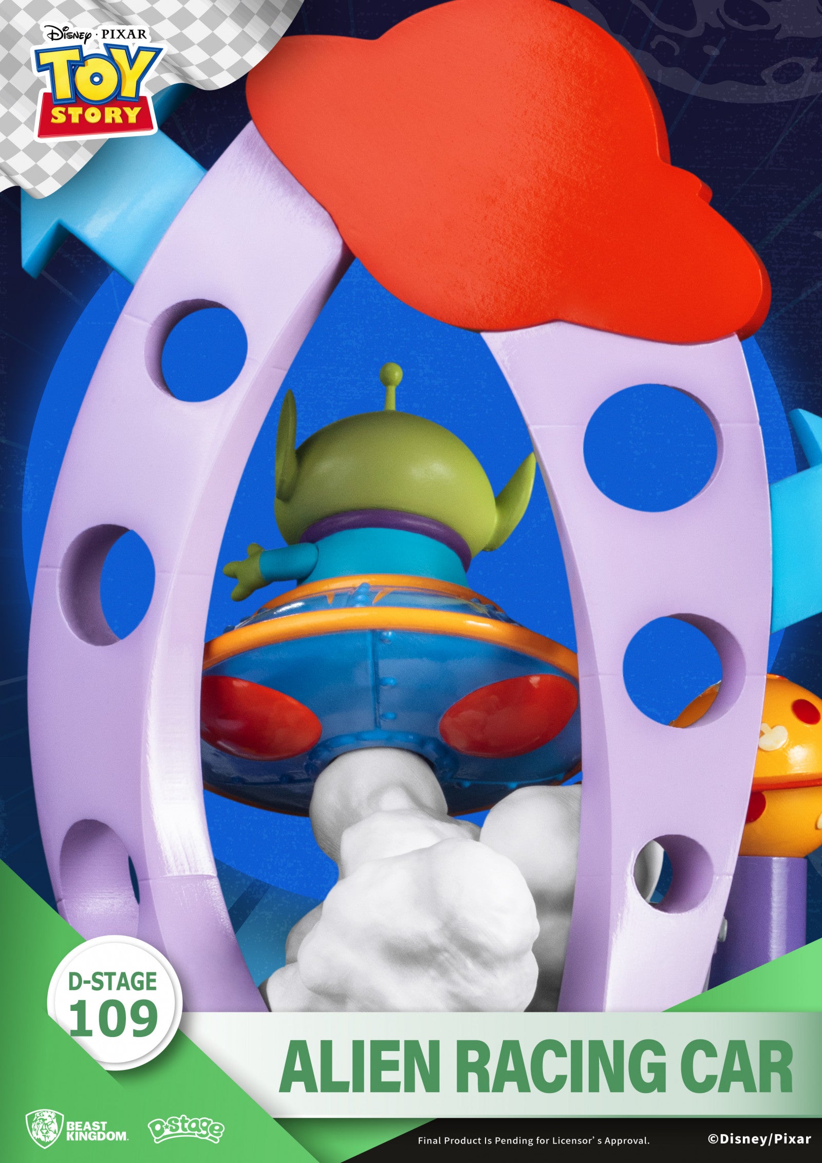 Beast Kingdom D Stage Toy Story Aliens Racing Car