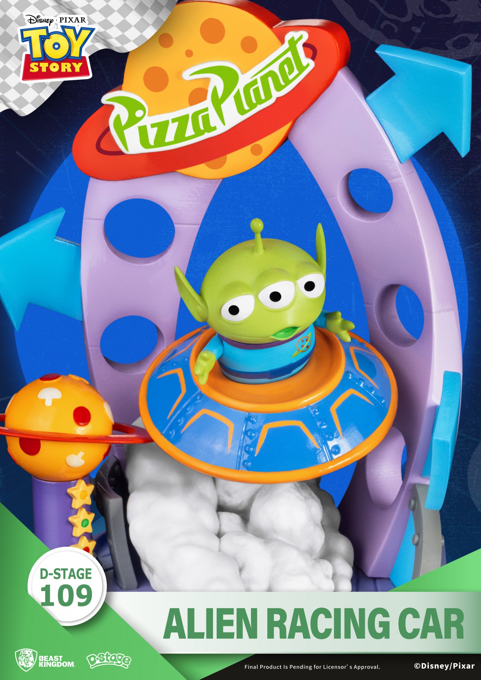 Beast Kingdom D Stage Toy Story Aliens Racing Car