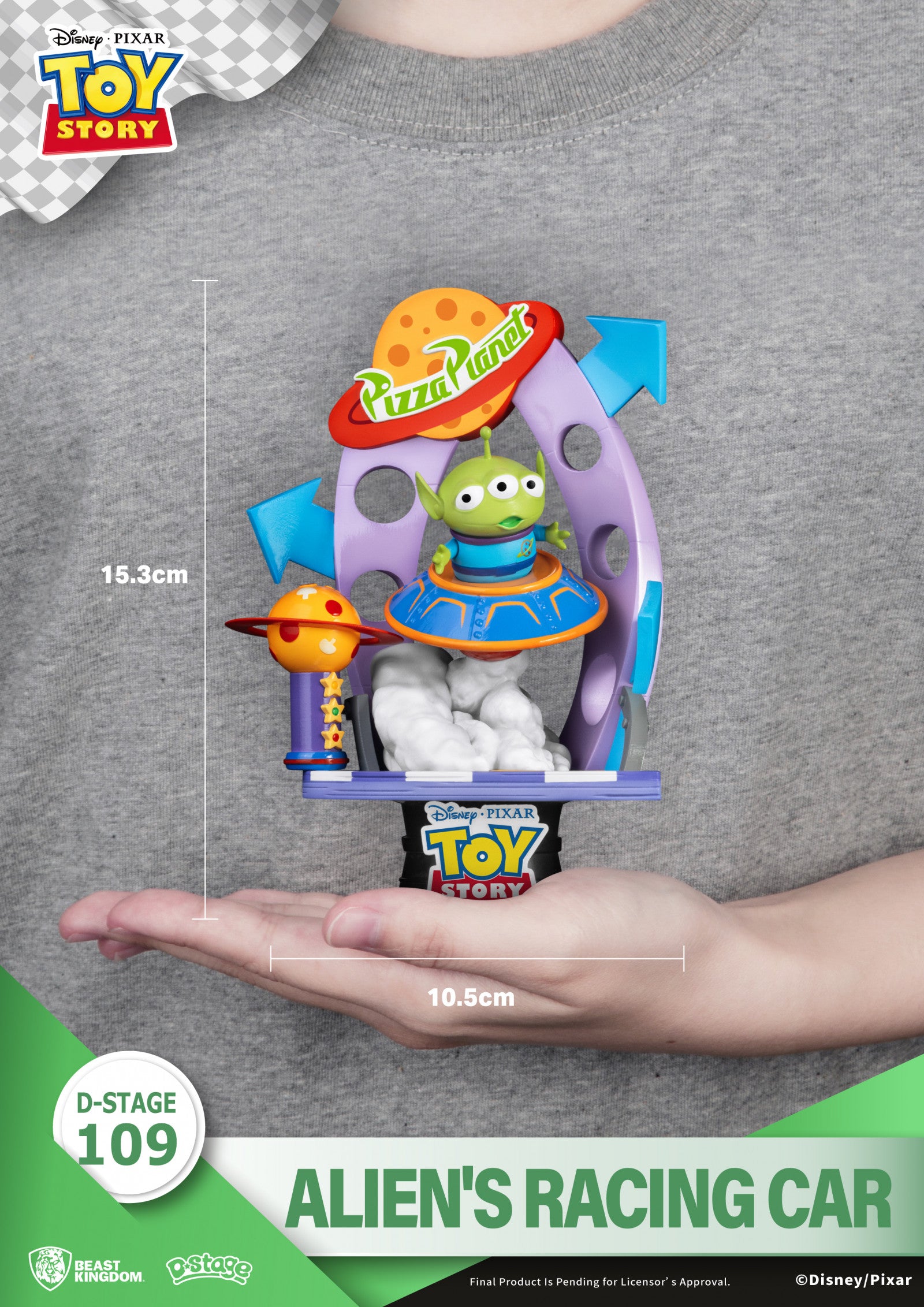 Beast Kingdom D Stage Toy Story Aliens Racing Car