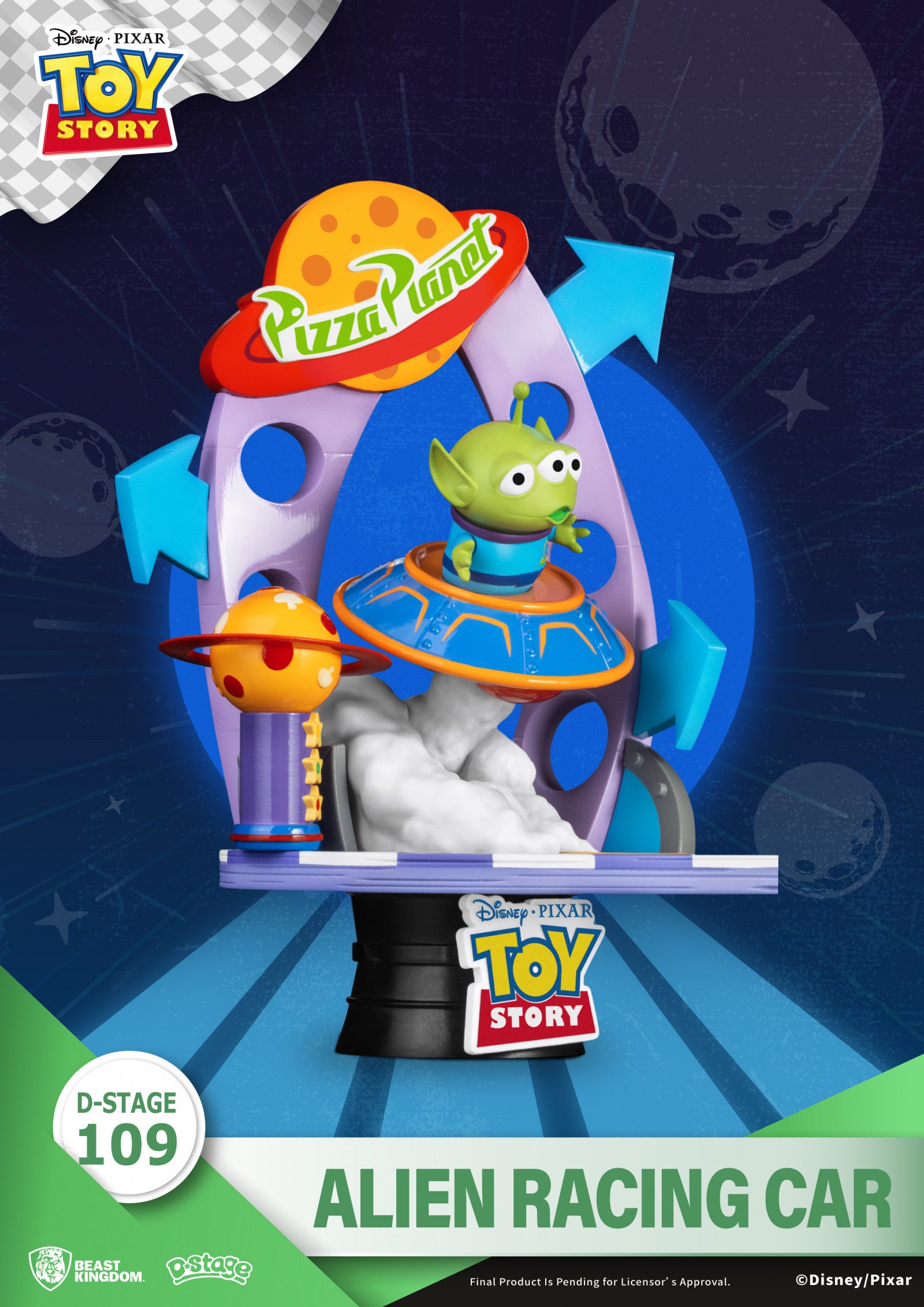 Beast Kingdom D Stage Toy Story Aliens Racing Car