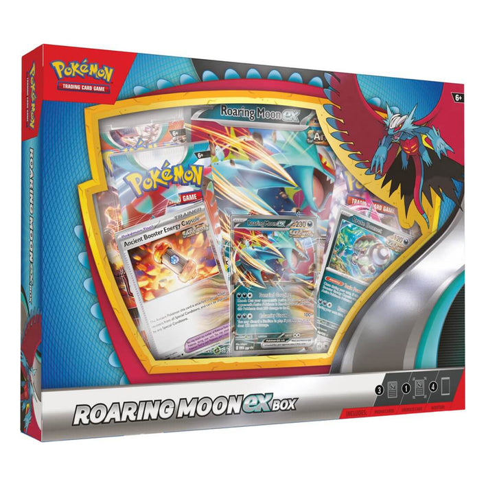 Pokemon TCG Roaring Moon/Iron Valiant EX Box
