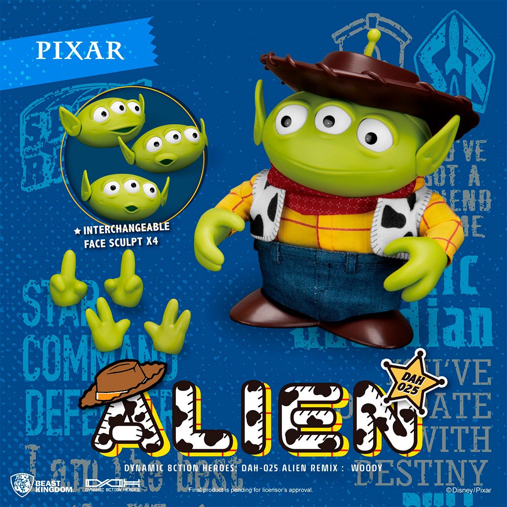 Beast Kingdom Dynamic Action Heroes Alien Remix Woody