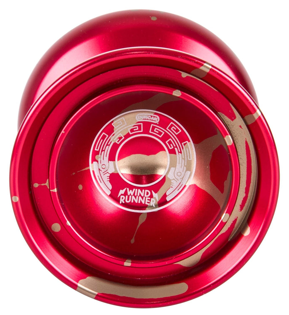 Duncan Yo-Yo Expert Windrunner Red With Gold Splash