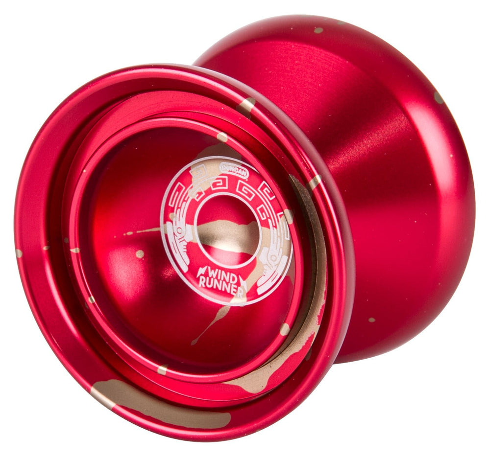 Duncan Yo-Yo Expert Windrunner Red With Gold Splash