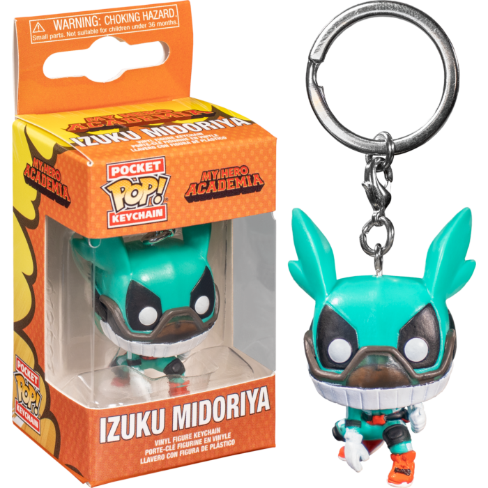 My Hero Academia - Deku with Helmet Pocket Pop! Vinyl Keychain