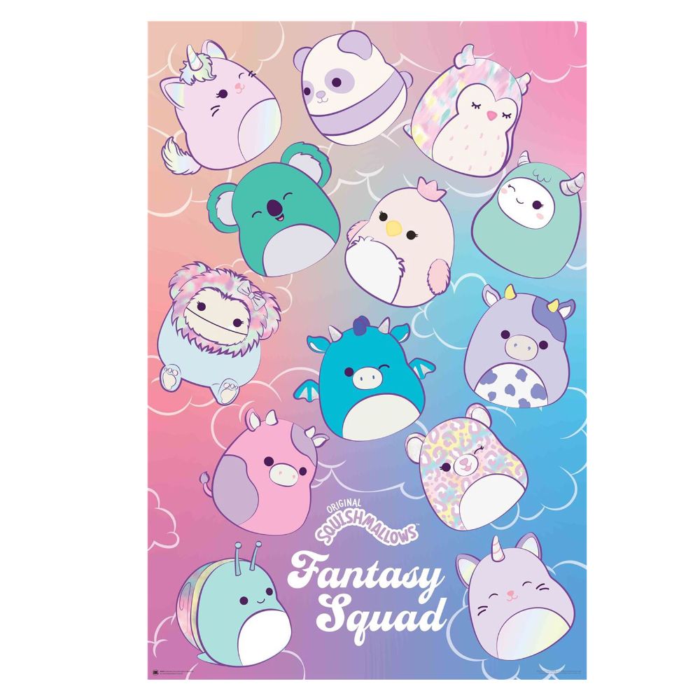 Squishmallows Fantasy Squad Regular Poster