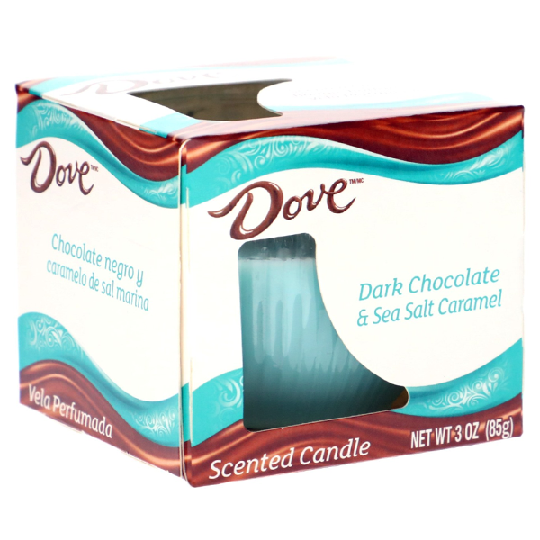Dove Dark Chocolate & Sea Salt Candle 85g