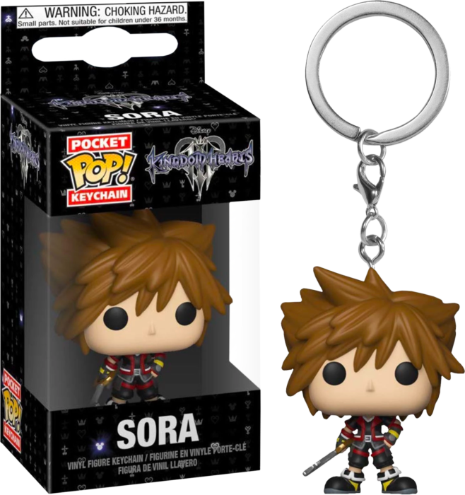Kingdom Hearts III - Sora Pocket Pop! Vinyl Keychain
