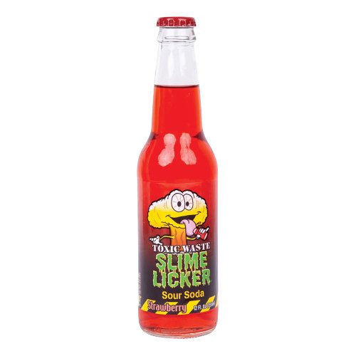 Toxic Waste Slime Licker Sour Soda 355ml Strawberry