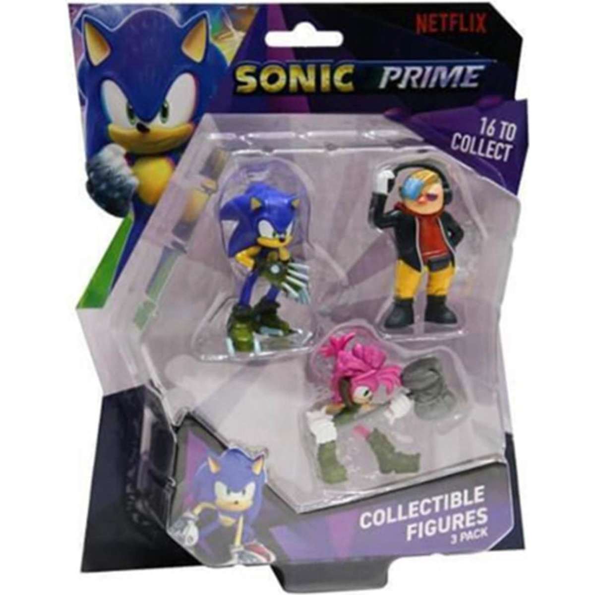 Sonic 6.5cm Figure 3PK Blister