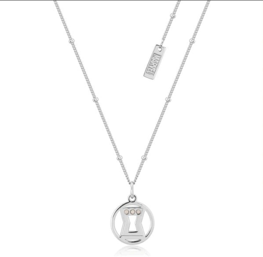 Marvel - Black Widow Necklace Sterling Silver 925