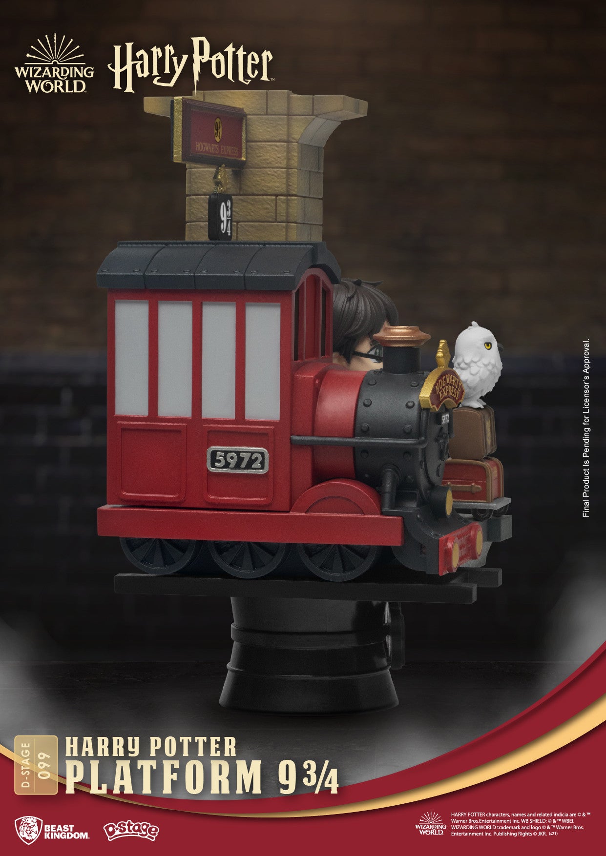 Beast Kingdom D Stage Harry Potter Platform 9 3/4