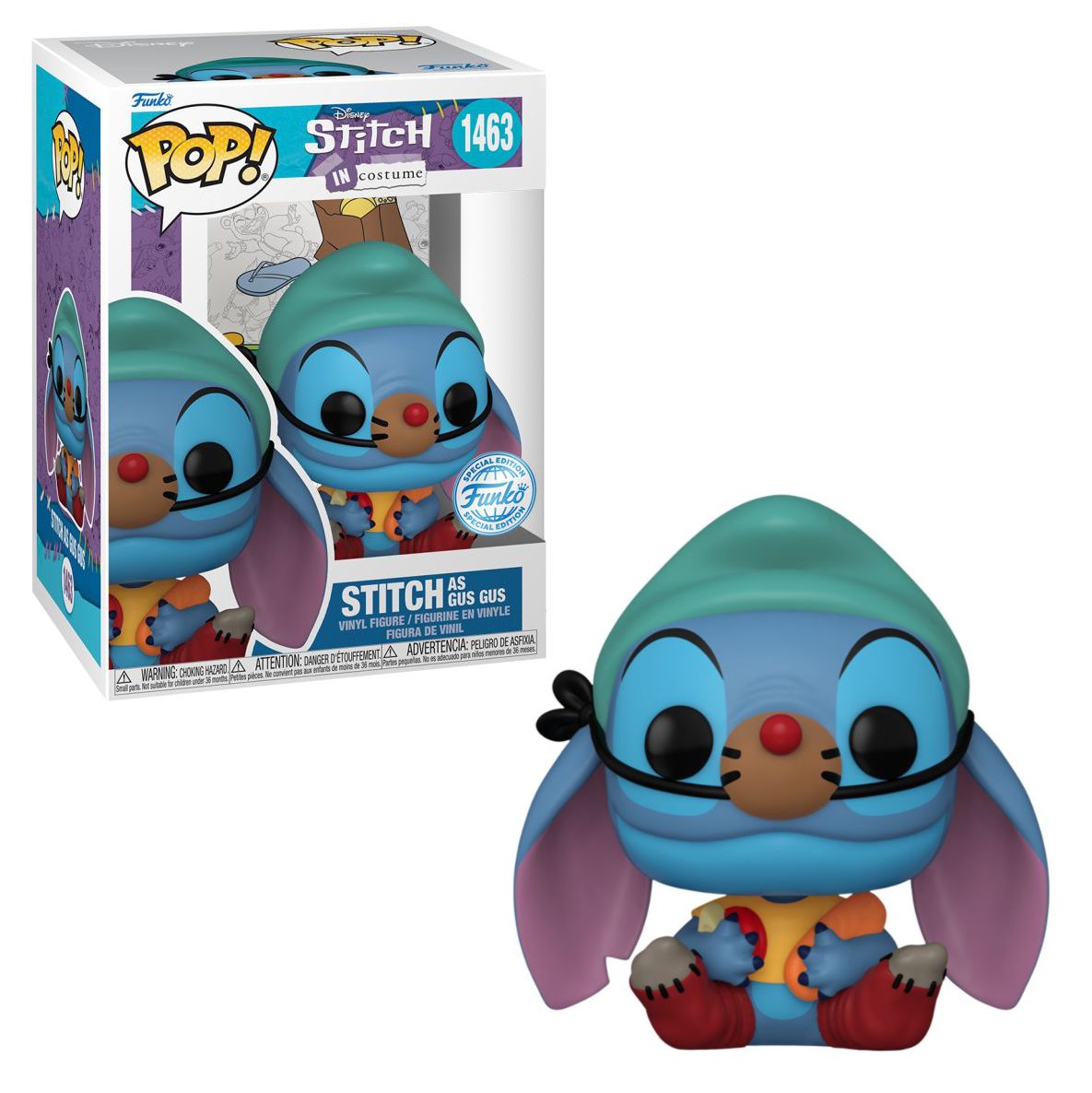 Disney Stitch In Costume- Stitch As Gus Gus