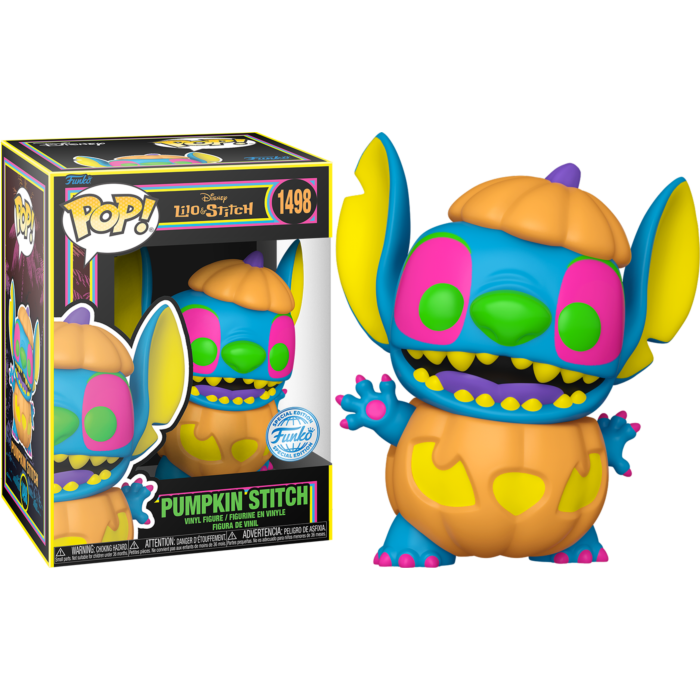 Lilo & Stitch- Pumpkin Stitch Blacklight Pop! RS
