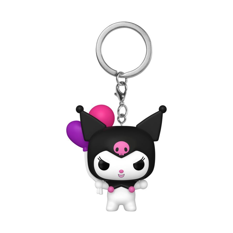 Hello Kitty- Kuromi (Balloons) Pop! Keychain RS